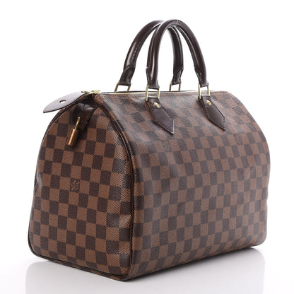Louis Vuitton Damier Ebene Speedy 30 3 of 8