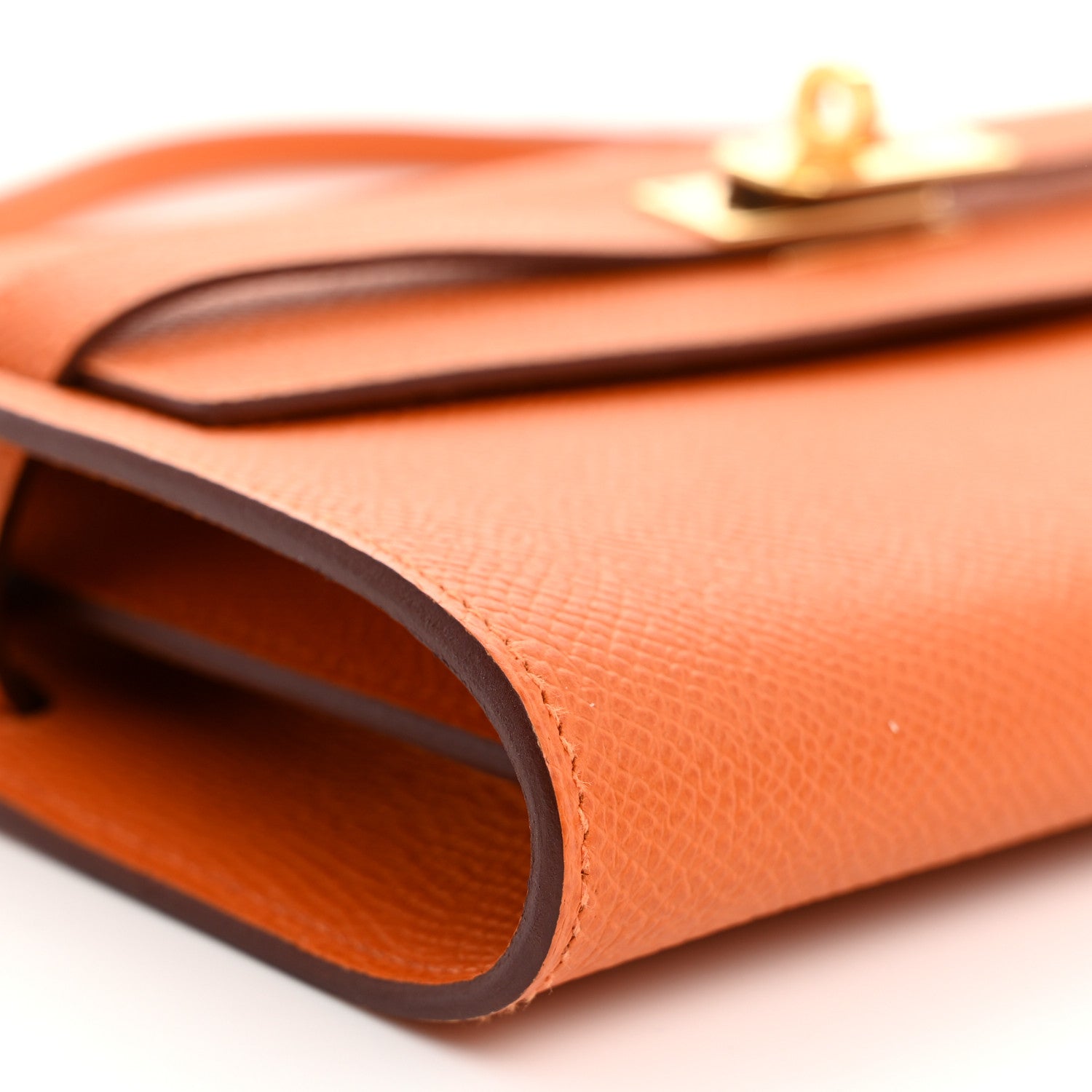 Hermes Epsom Kelly Wallet To Go Orange 8 of 9