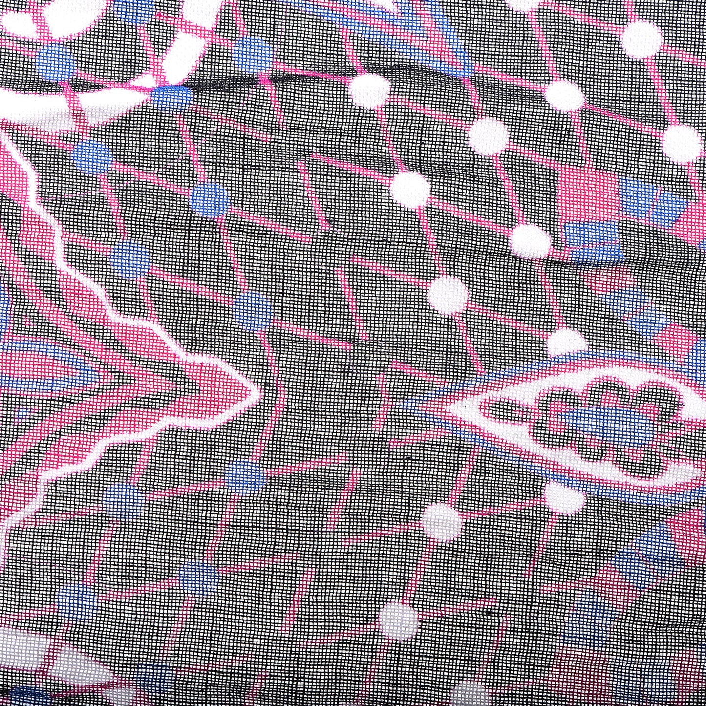 Cotton Etole Stole Blue Nuit