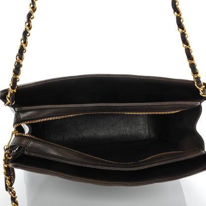 Chanel Lambskin Quilted Tote Brown 5 of 8