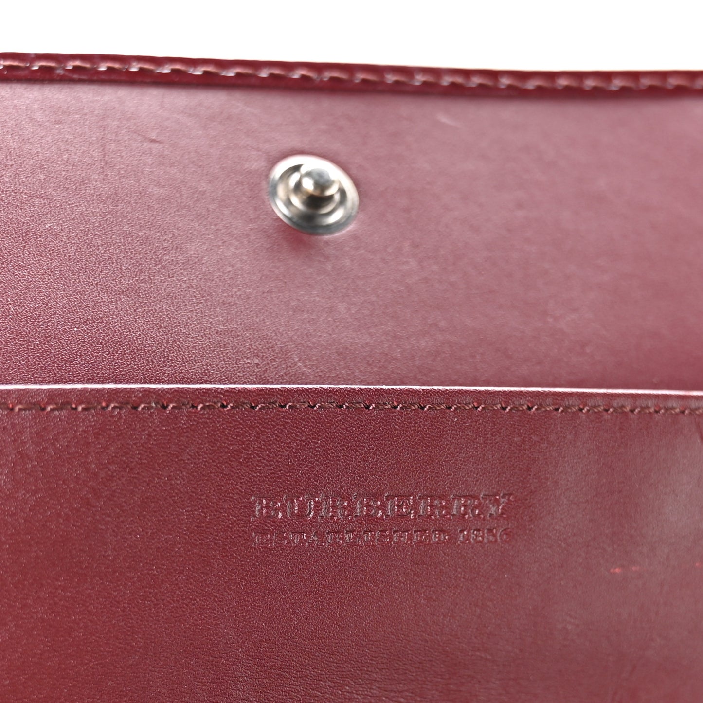 Nova Check Heart Wallet Berry Red