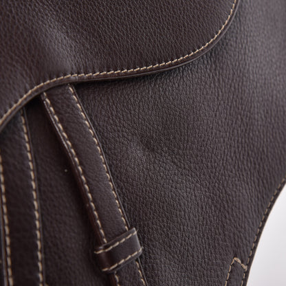 Christian Dior Calfskin Baudrier Saddle Bag Brown 11 of 11