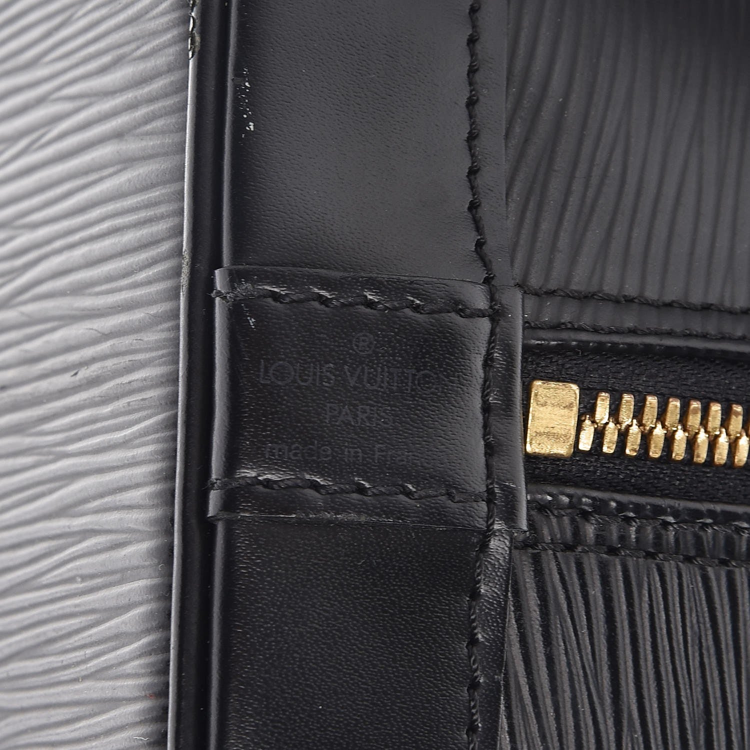 Louis Vuitton Epi Alma PM Black 7 of 8