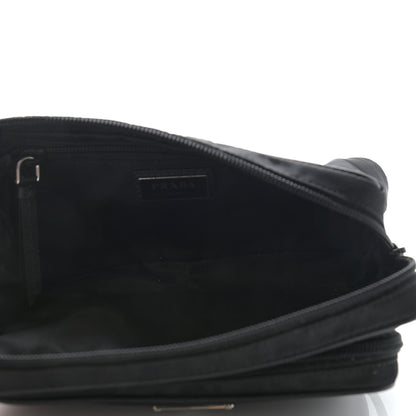 Prada Tessuto Nylon Saffiano Belt Bag Black 5 of 9