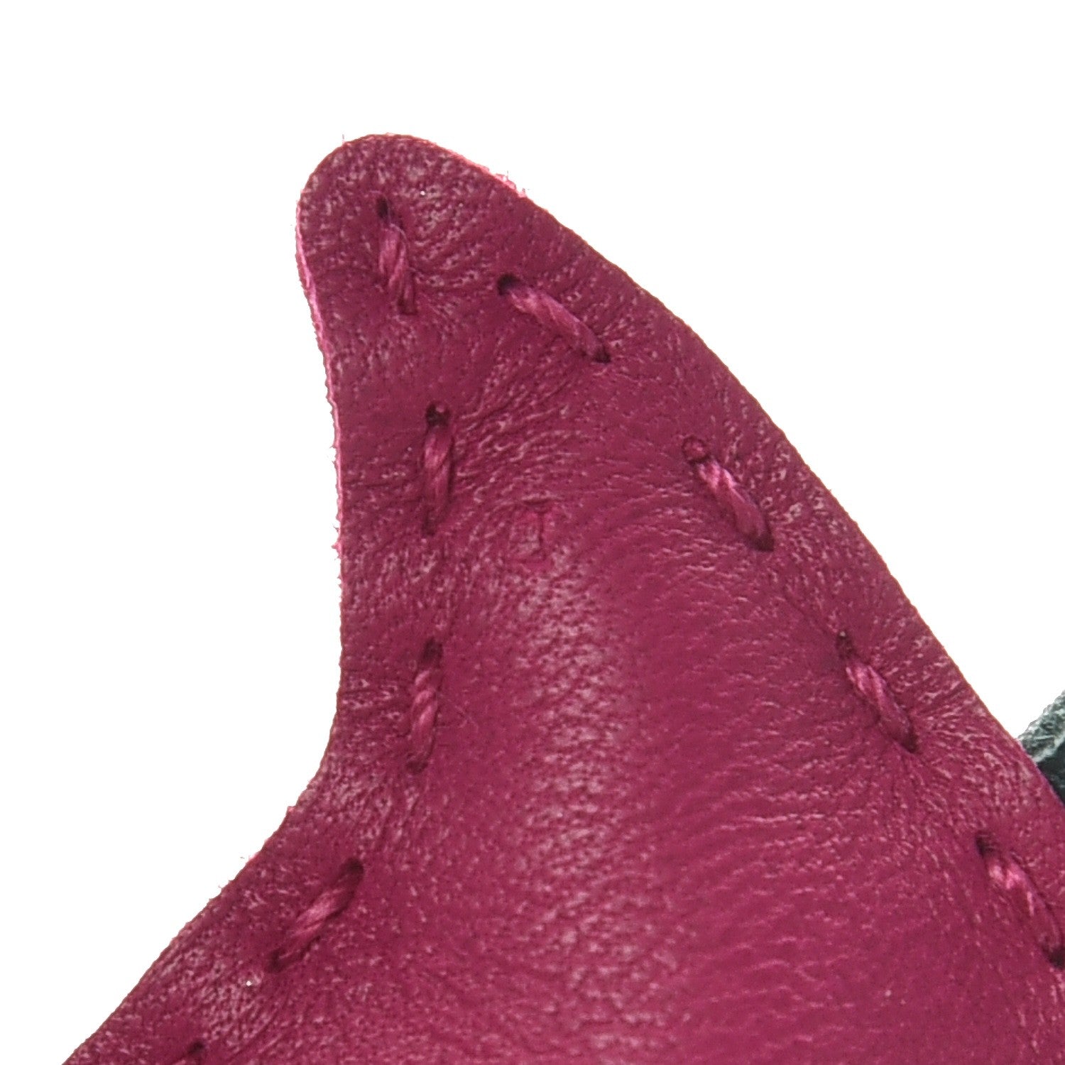 Hermes Milo Lambskin Grigri Rodeo Bag Charm GM Rose Pourpre Malachite Bleu Electrique 4 of 5