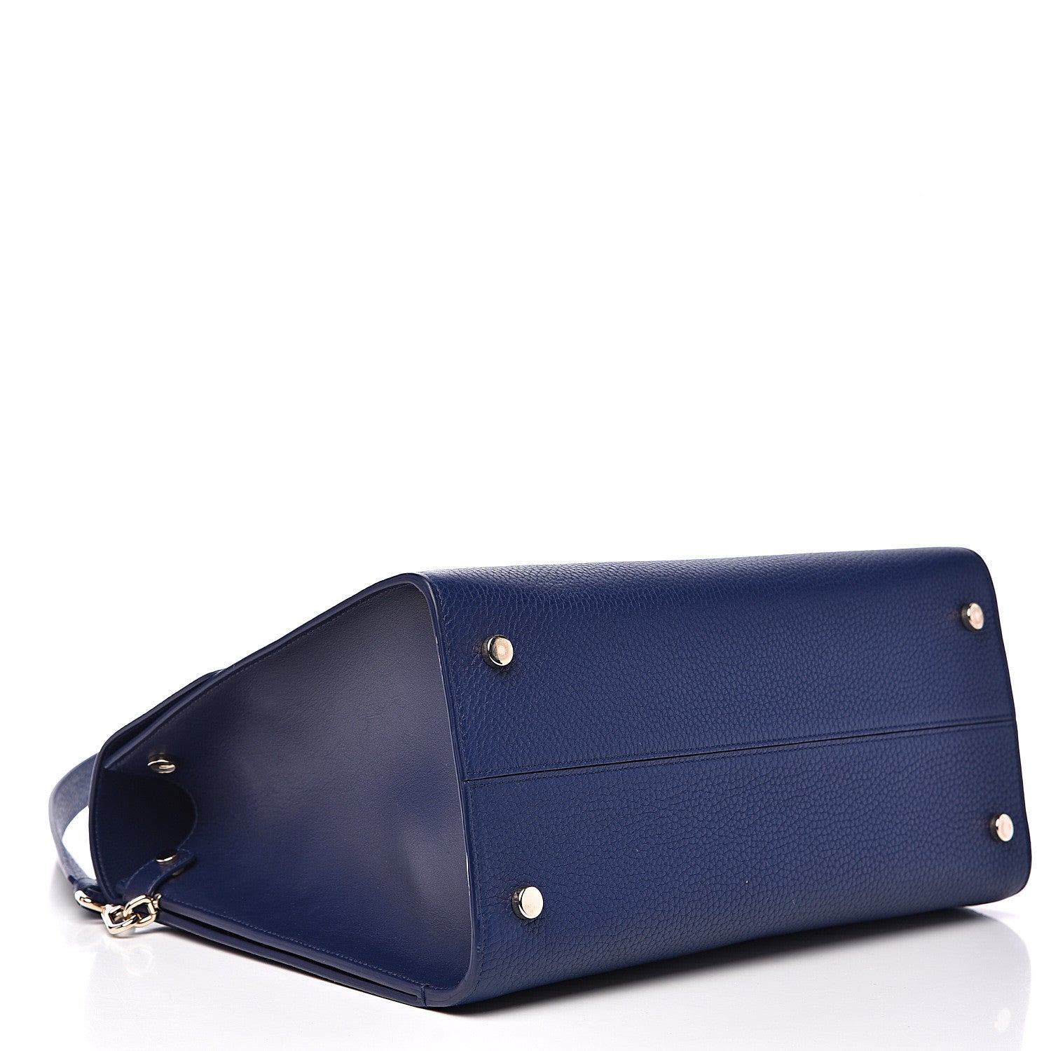 Christian Dior Bullcalf Large Diorever Flap Navy 3 of 13