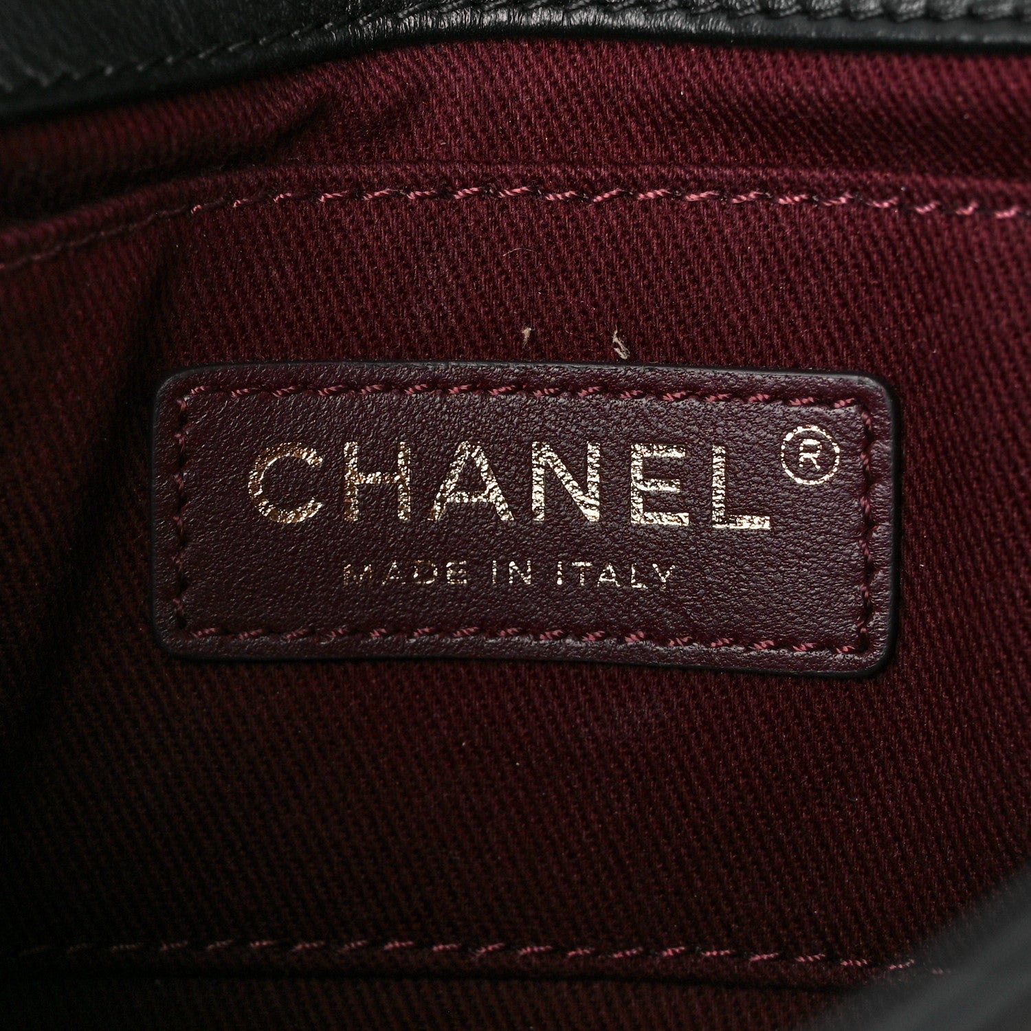 Chanel Calfskin Chevron Stitched Coco Waist Bag Black 7 of 11