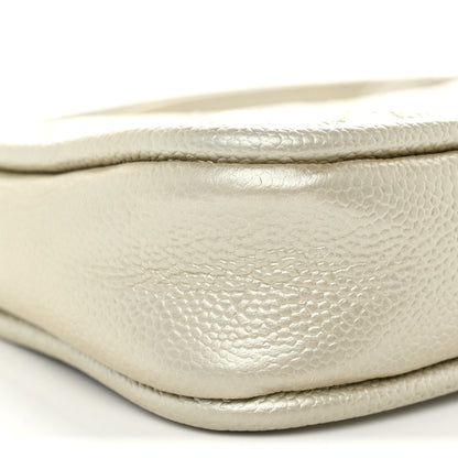 Chanel Metallic Caviar Quilted Timeless CC Shoulder Bag Light Gold 8 of 11