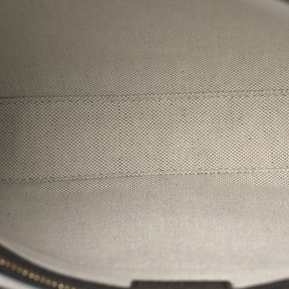 Gucci Monogram Jumbo GG Textured Dollar Calfskin Web Wristlet Messenger Bag Camel Ebony New Acero 5 of 12