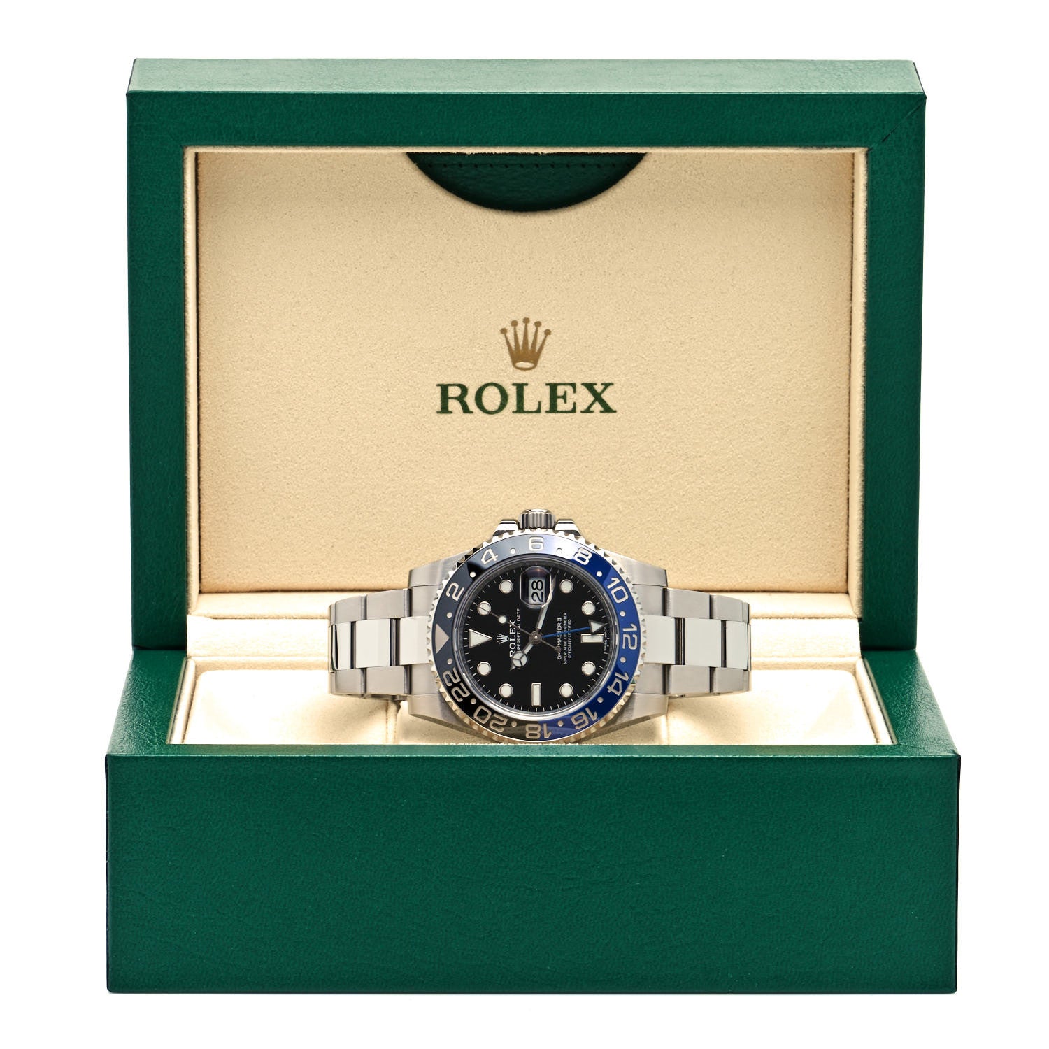Rolex Stainless Steel 40mm Oyster Perpetual Date GMT Master II Batman Watch Black 116710BLNR 5 of 5