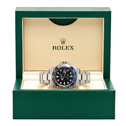 Rolex Stainless Steel 40mm Oyster Perpetual Date GMT Master II Batman Watch Black 116710BLNR 5 of 5