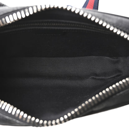 Gucci Soft GG Supreme Monogram Web Belt Bag Black Grey 4 of 9