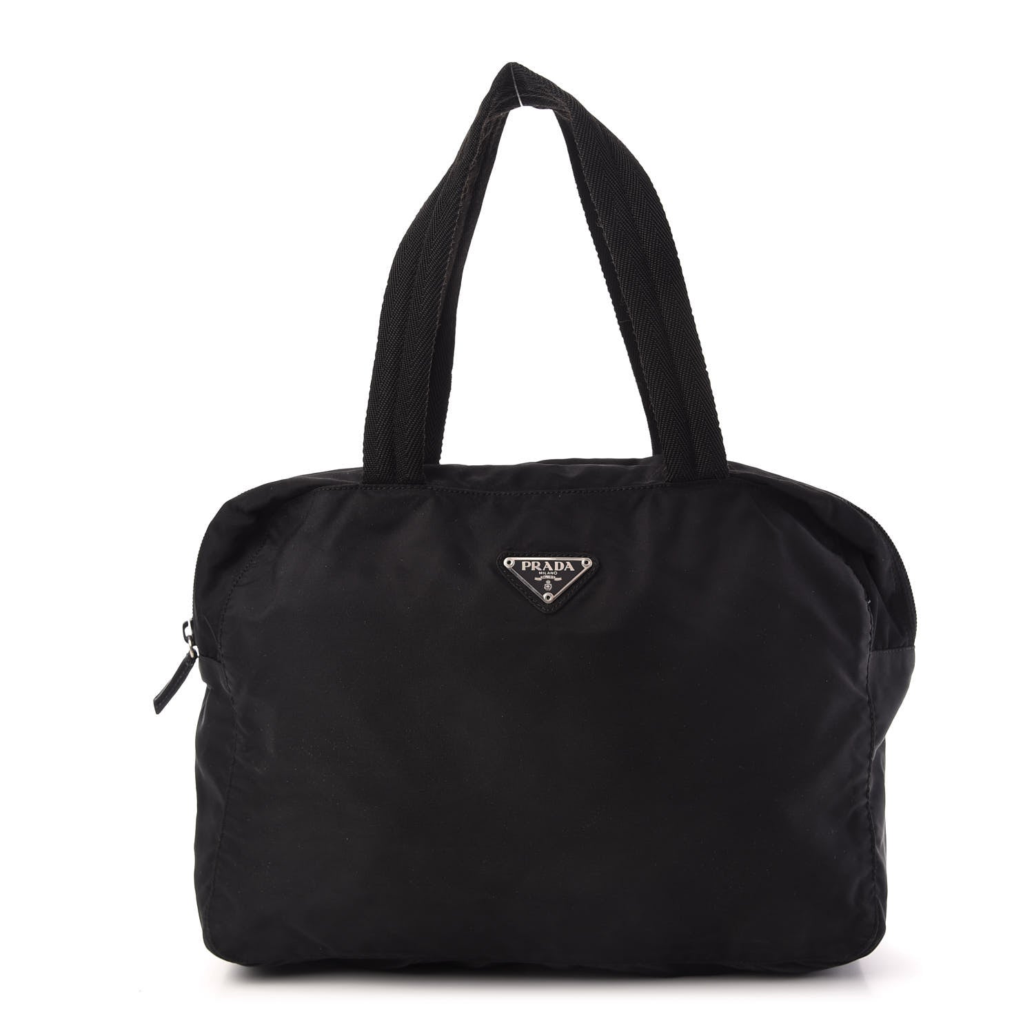 Prada Tessuto Nylon Shoulder Bag Black 1 of 10