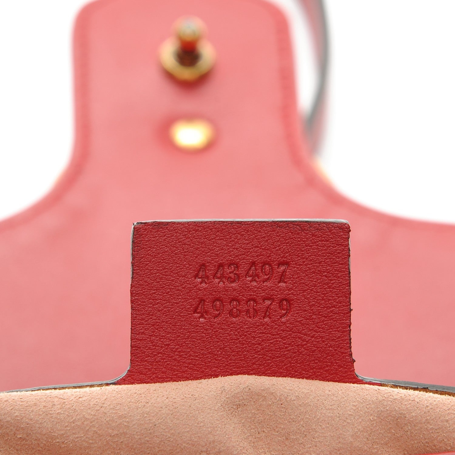 Gucci Calfskin Matelasse Small GG Marmont Shoulder Bag Hibiscus Red 7 of 7