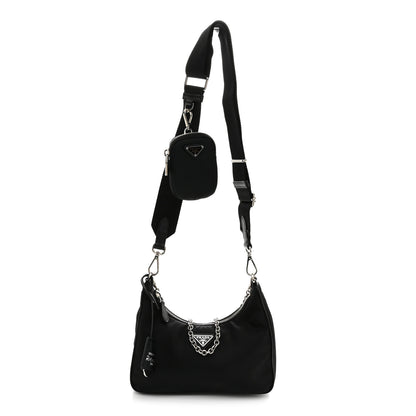 Prada Re-Nylon Saffiano Re-Edition 2005 Shoulder Bag Black 1 of 11