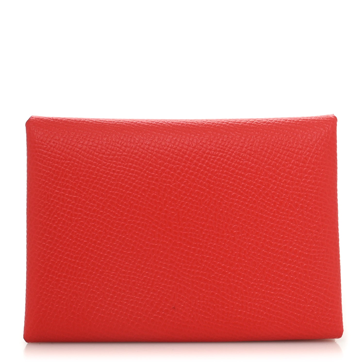 Hermes Epsom Calvi Duo Card Case Rouge De Coeur 1 of 7
