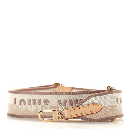Louis Vuitton Jacquard Speedy Bandouliere 20 Shoulder Strap Beige 1 of 3