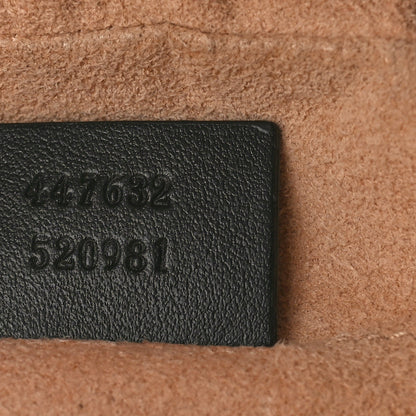 Gucci Calfskin Matelasse Small GG Marmont Chain Shoulder Bag Black 7 of 10