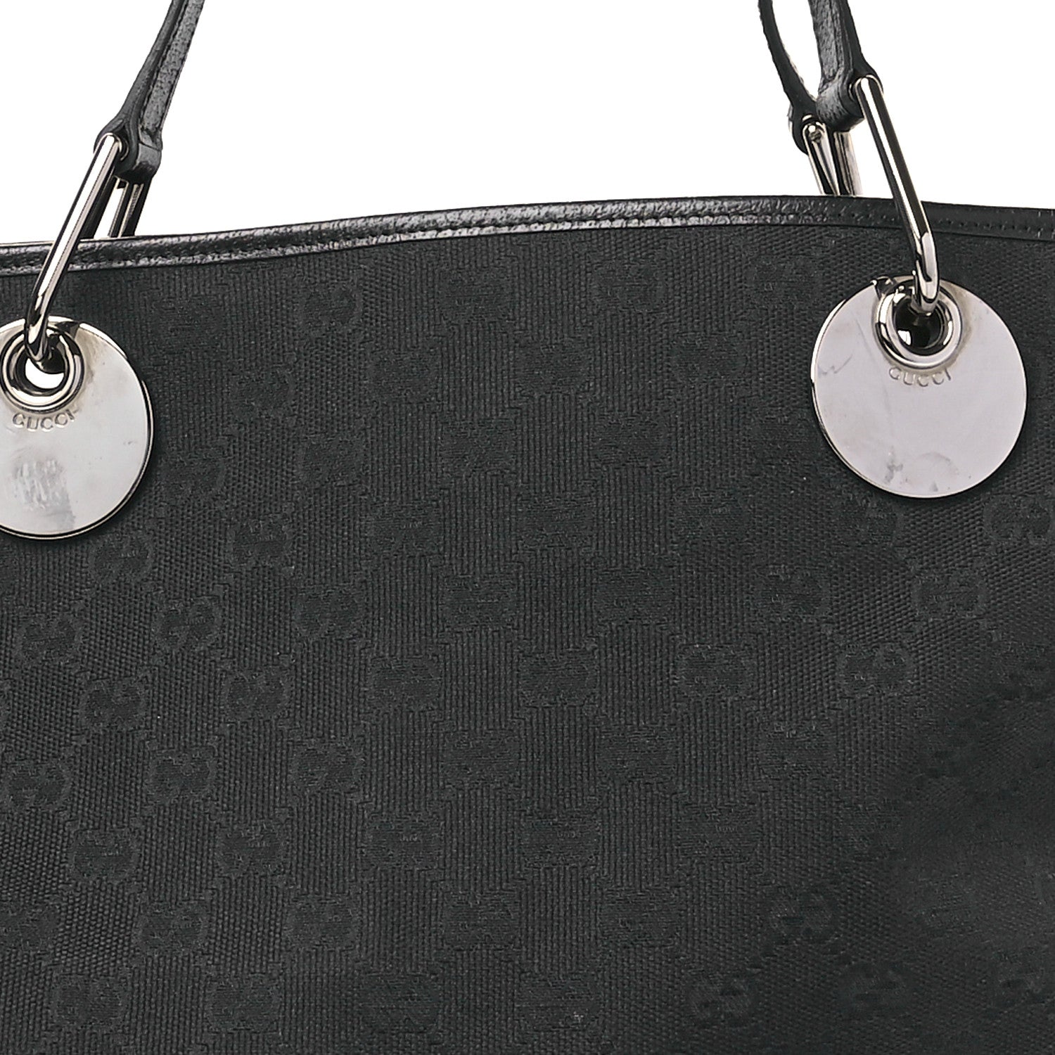 Gucci Monogram Large Eclipse Tote Black 8 of 10