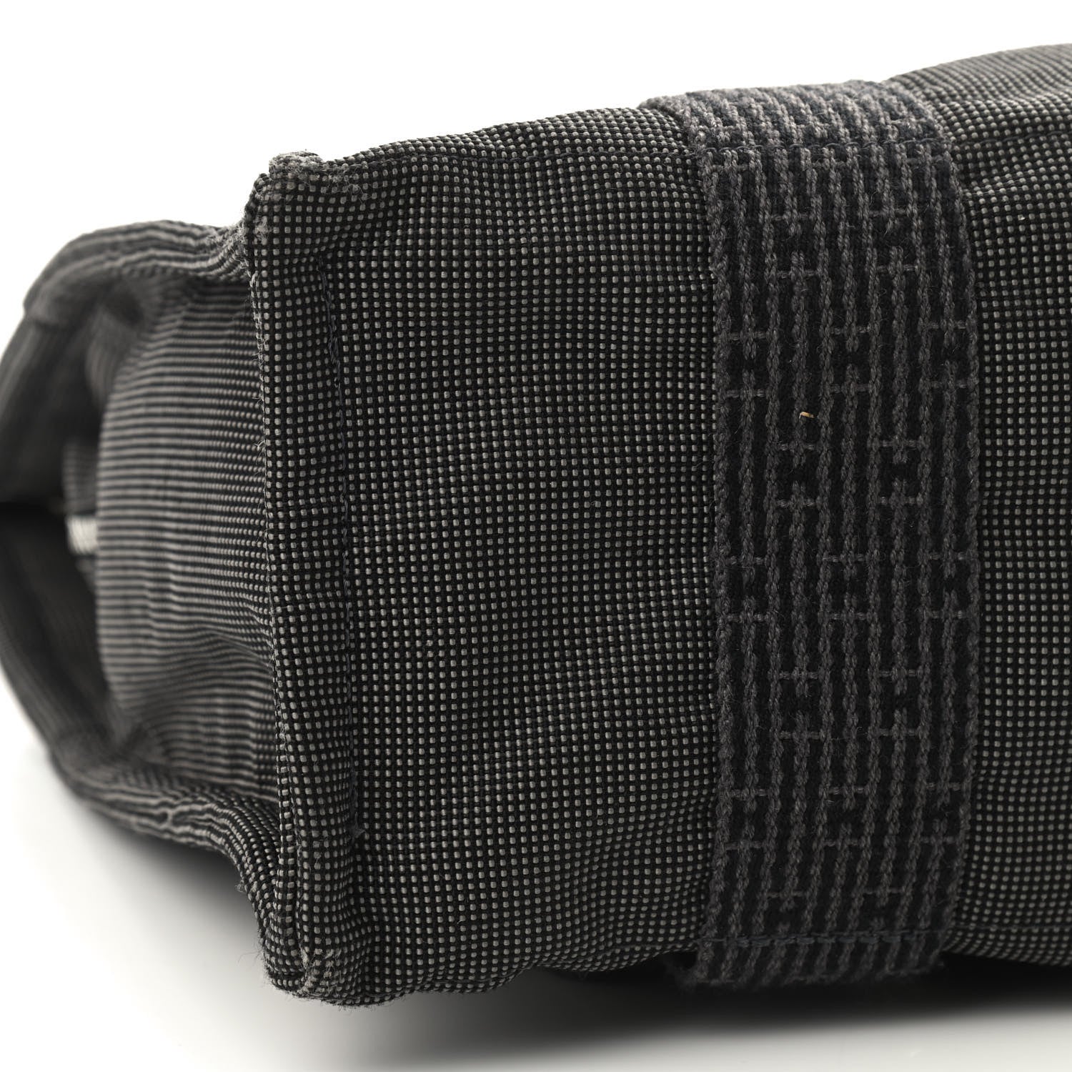 Hermes Canvas Herline Backpack Grey 8 of 9