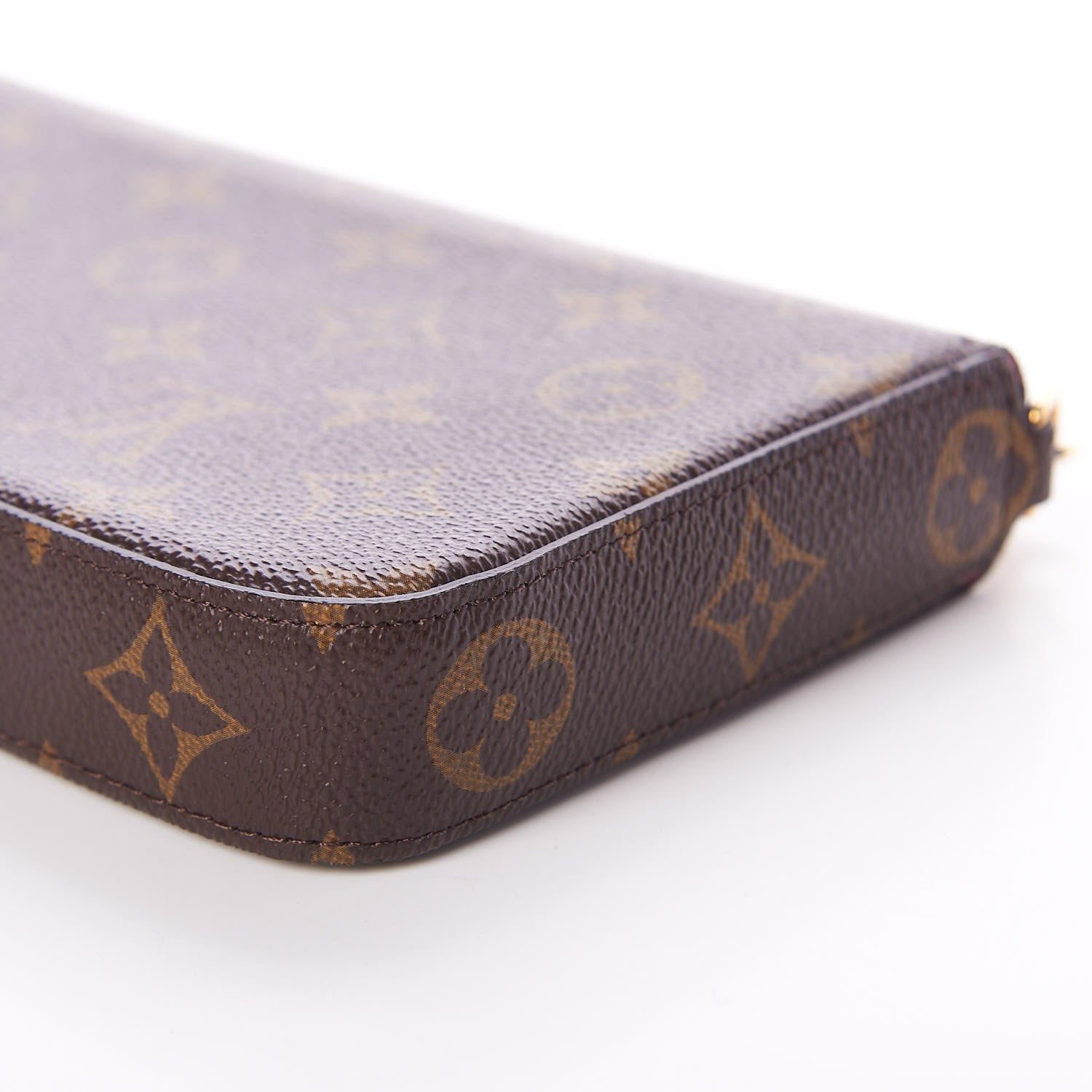 Louis Vuitton Monogram Pochette Felicie Chain Wallet Fuchsia 7 of 9