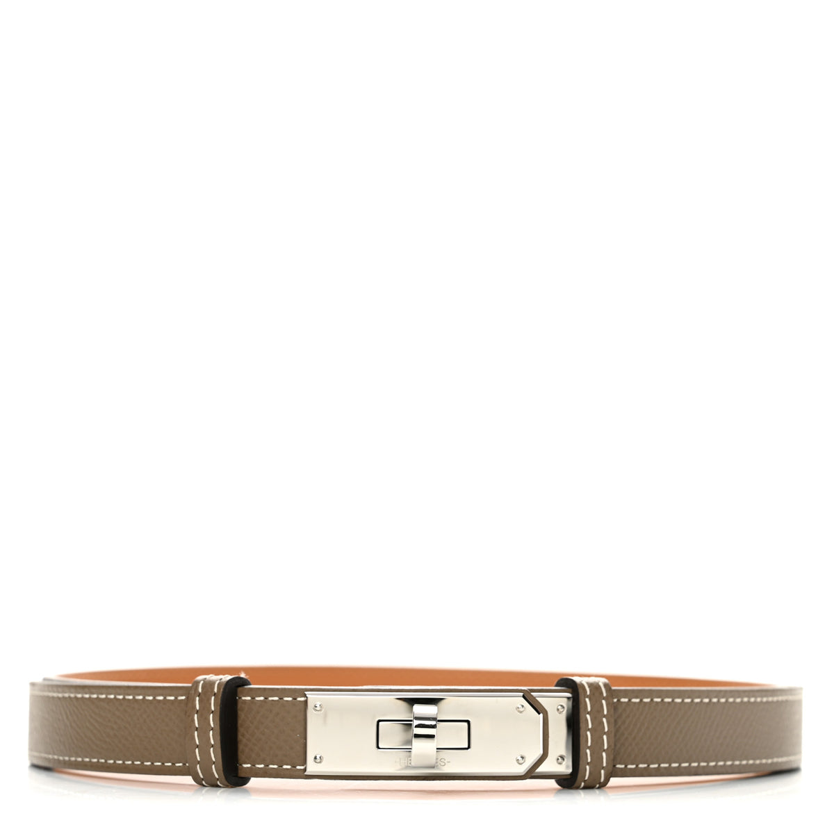 Hermes Epsom Kelly Belt Etoupe 1 of 5