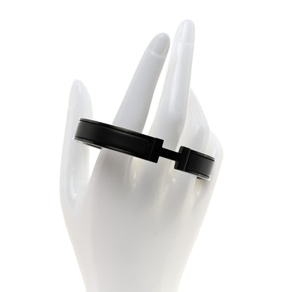 Hermes Matte Enamel Narrow Clic Clac HH Bracelet T6 So Black 2 of 5
