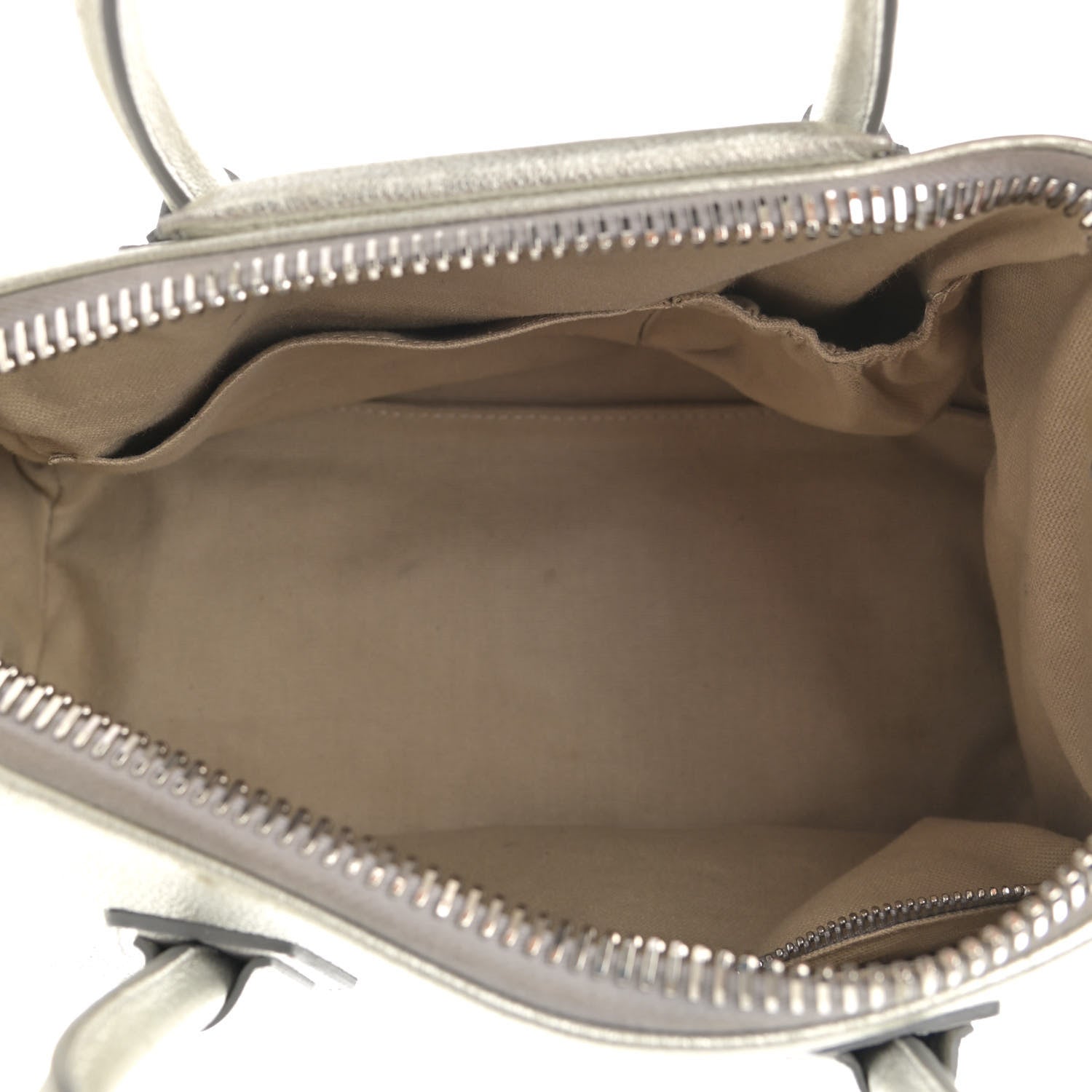 Givenchy Metallic Sugar Goatskin Small Antigona Silver 6 of 25