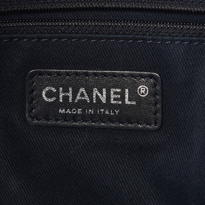 Chanel Canvas Small Deauville Tote Dark Blue 6 of 11