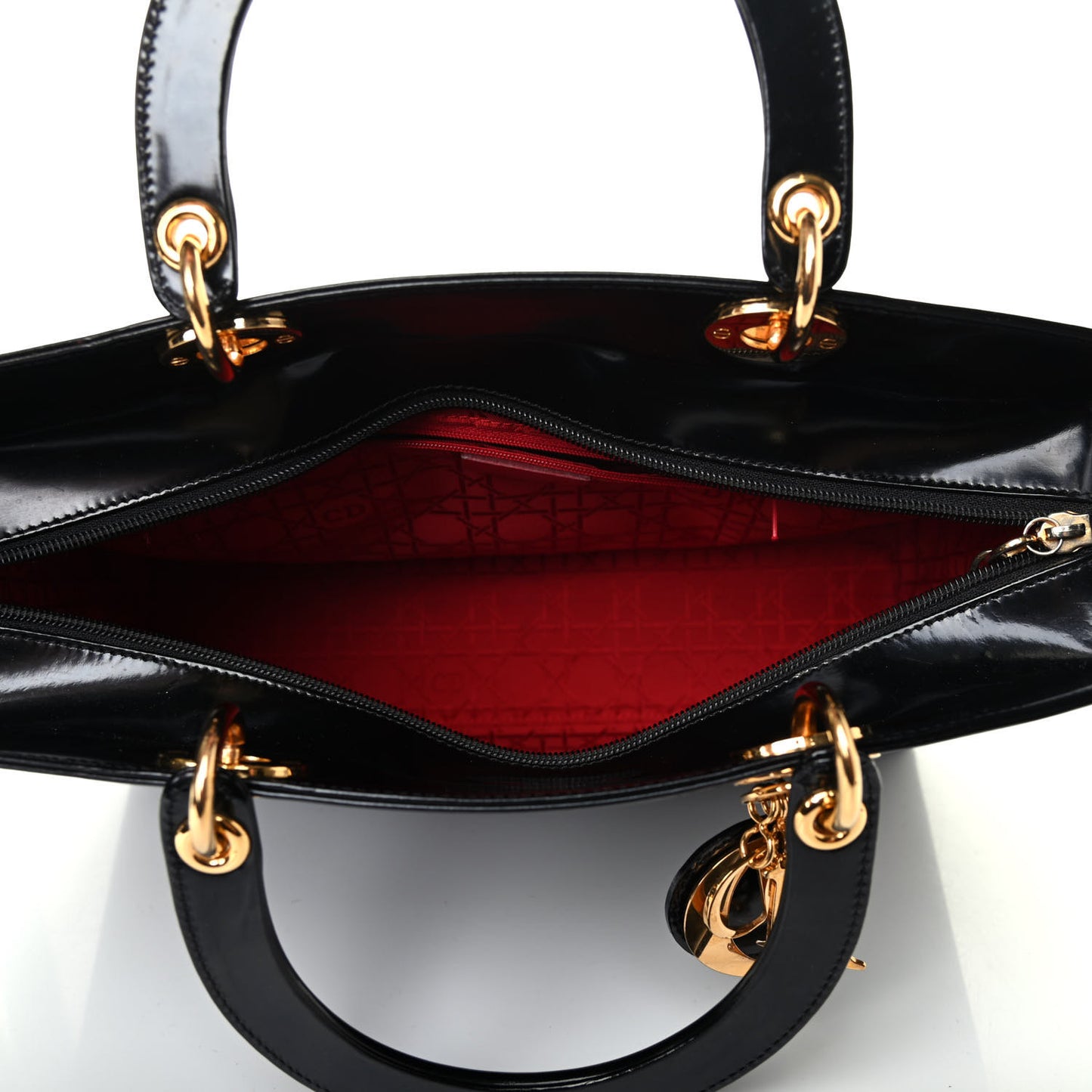 Patent Large Lady Dior Black