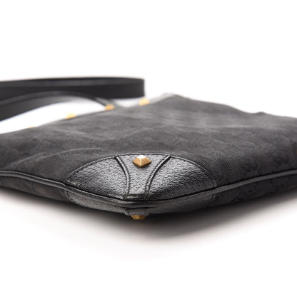 Gucci Monogram Studded Messenger Black 6 of 10