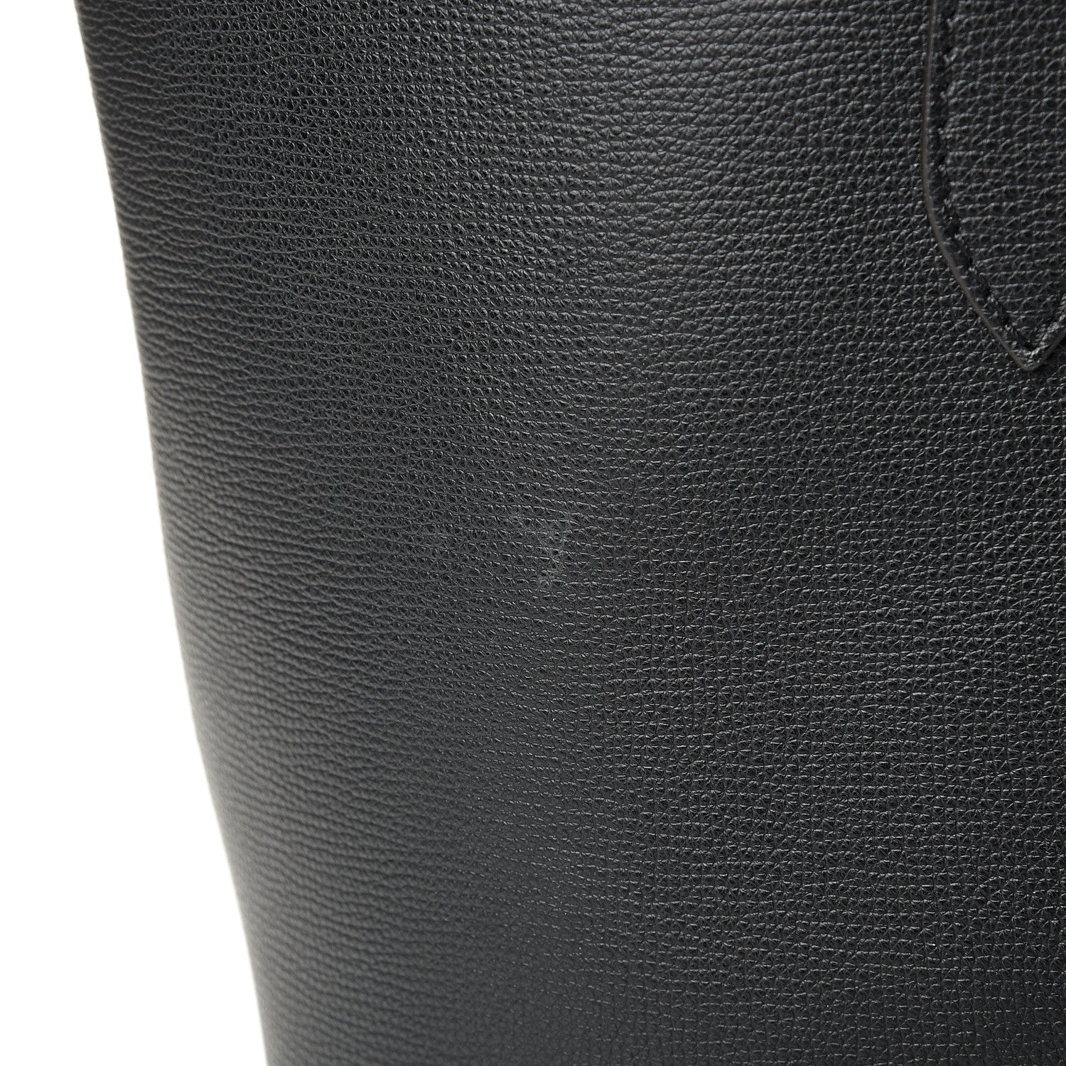 Burberry Grainy Calfskin Haymarket Colours Check Medium Zip Tote Black 14 of 14