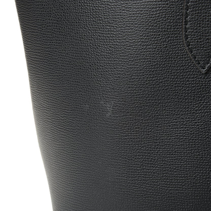 Burberry Grainy Calfskin Haymarket Colours Check Medium Zip Tote Black 14 of 14