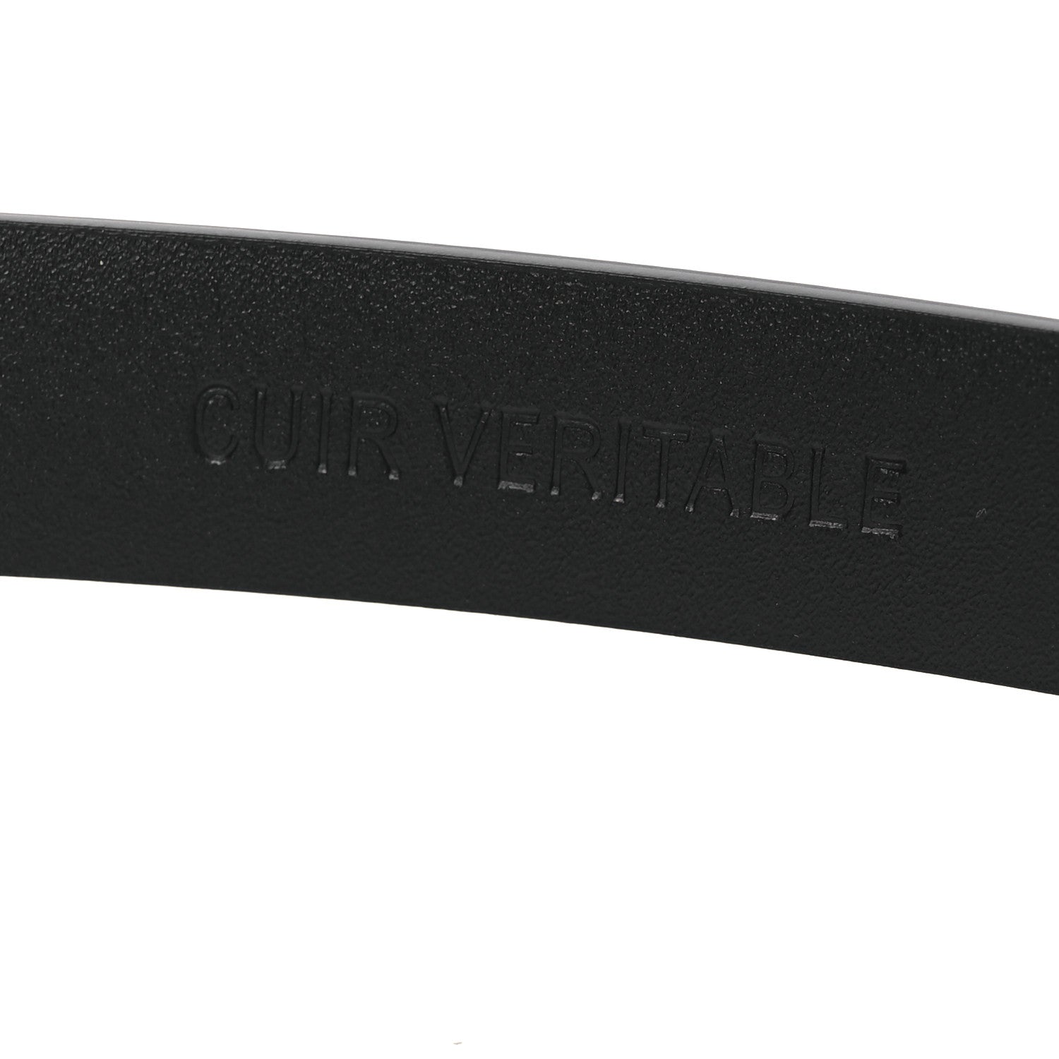 Chanel Calfskin Crystal Chain Logo Belt 75 30 Black 7 of 8