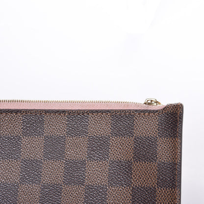 Louis Vuitton Damier Ebene Neverfull MM GM Pochette Rose Ballerine 10 of 10