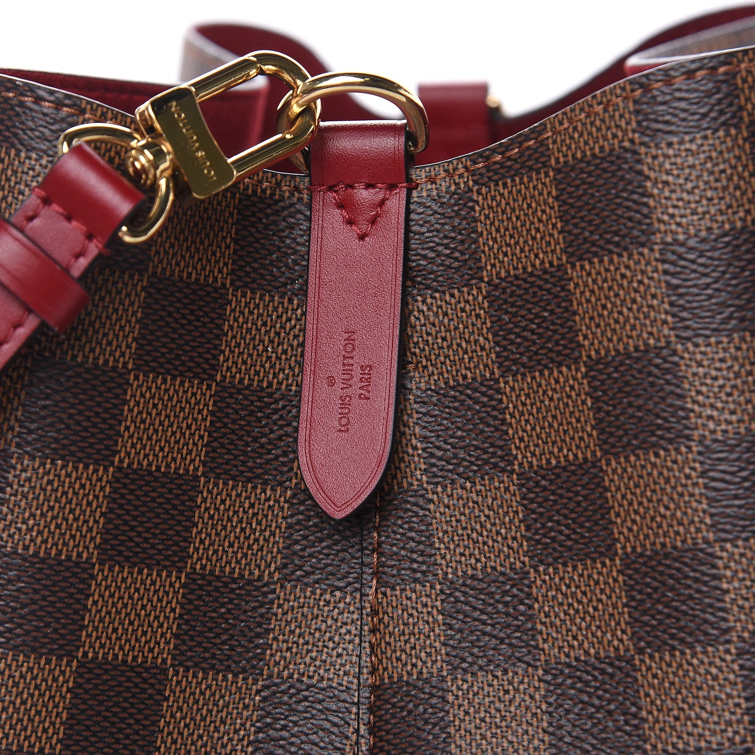 Louis Vuitton Damier Ebene Neonoe MM Cherry Berry 9 of 9