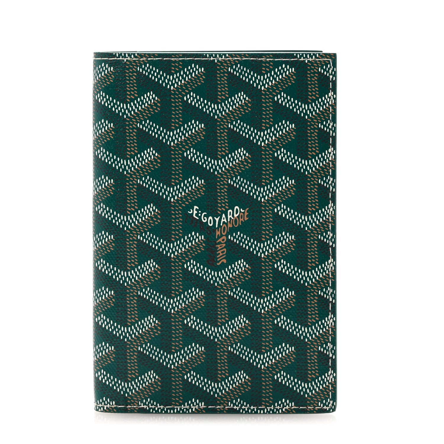 Goyard Goyardine Grenelle Passport Wallet Green 1 of 8