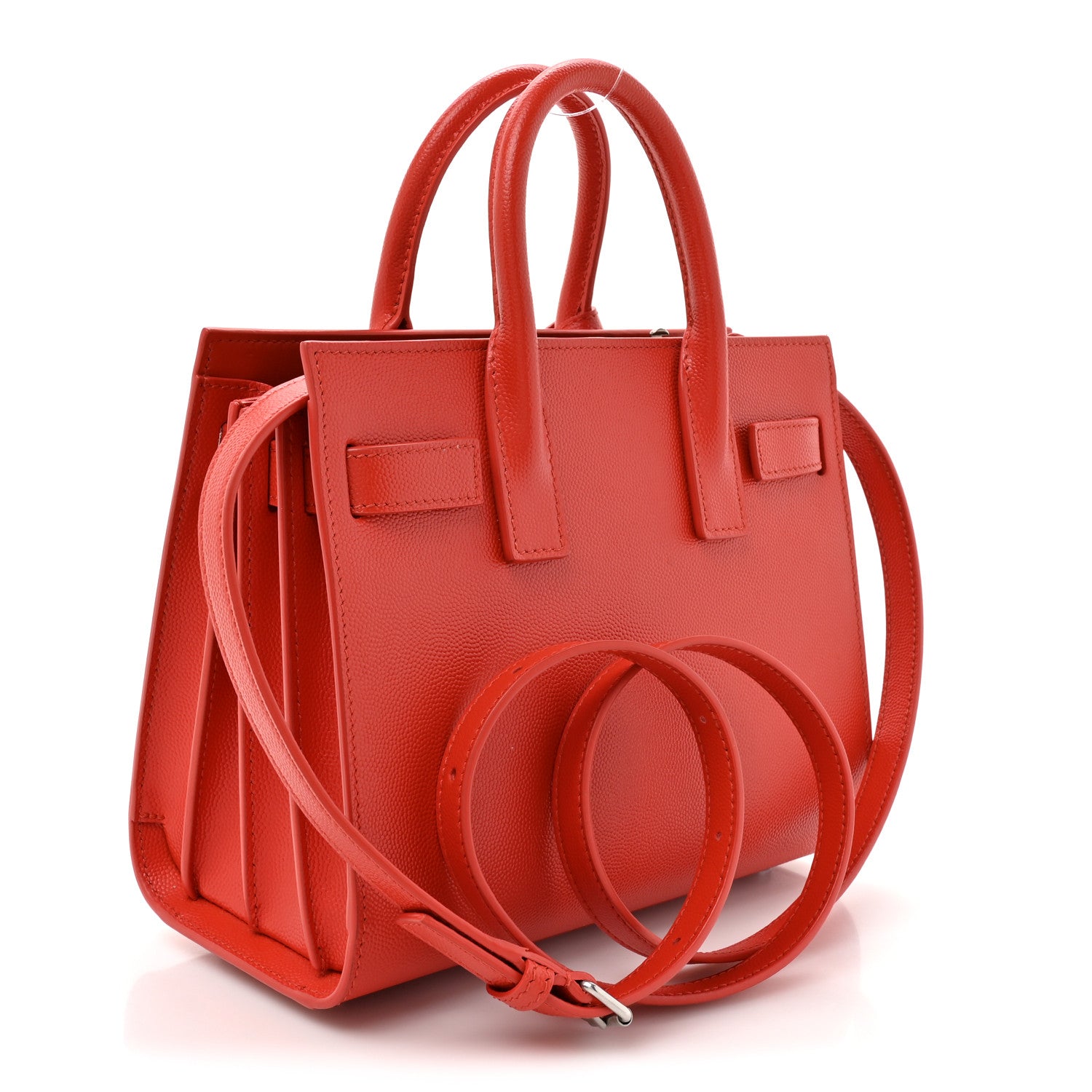 Saint Laurent Grain De Poudre Nano Sac De Jour Orange 3 of 14