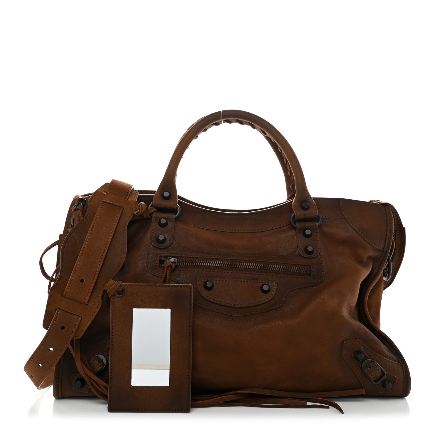 Arena Goatskin Classic Hardware Medium Le City Caramel