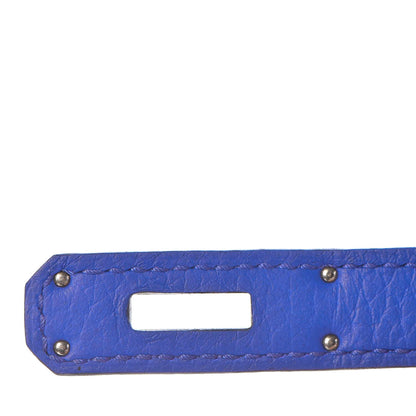 Hermes Taurillon Clemence Kelly Retourne 32 Bleu Electrique 22 of 42