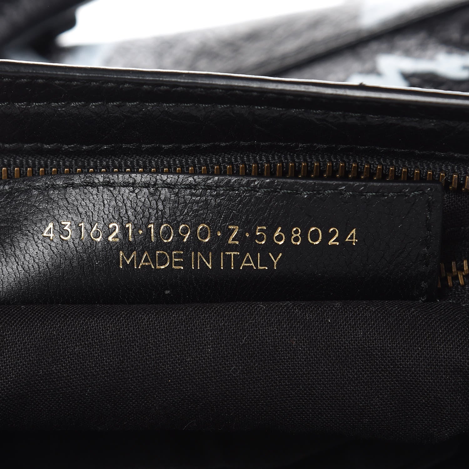 Balenciaga Agneau Classic Hardware Graffiti All Over S City Black 7 of 9