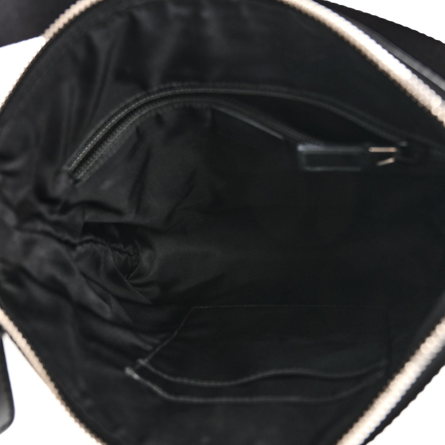 GG Supreme Monogram Web Messenger Bag Black