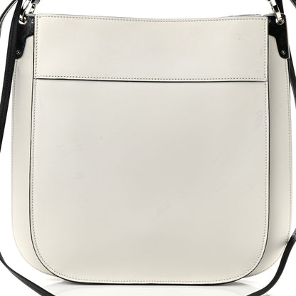 Prada City Calfskin Small Margit Bag White Black 11 of 11