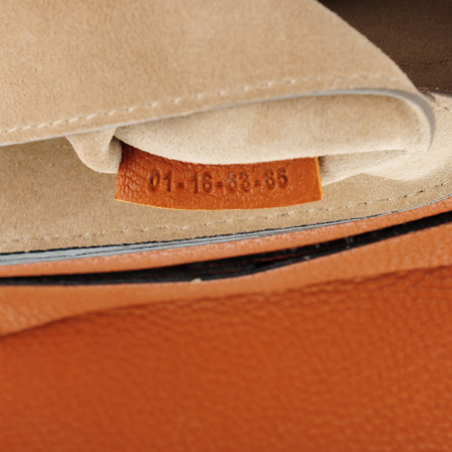 Grained Lambskin Mini Drew Shoulder Bag Caramel