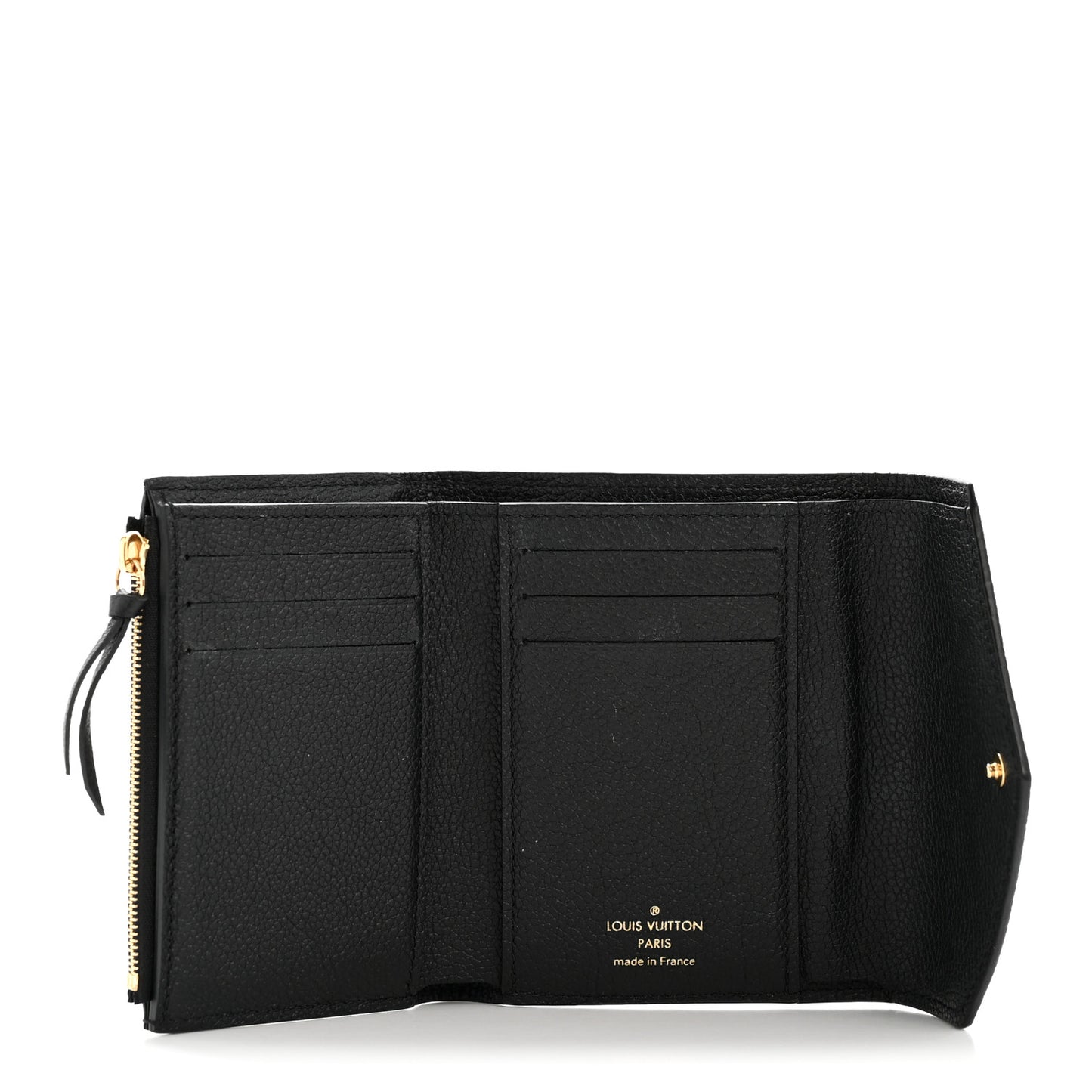 Empreinte Monogram Giant Victorine Wallet Black Beige