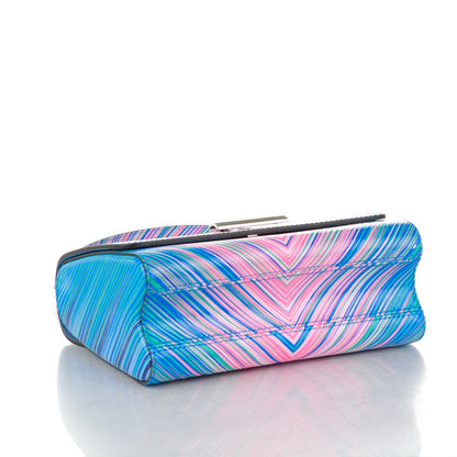 Louis Vuitton Epi Tropical Twist Shoulder Bag MM Blue Rose 4 of 8