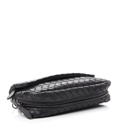 Bottega Veneta Nappa Intrecciato Mini Chain Messenger Black 4 of 13