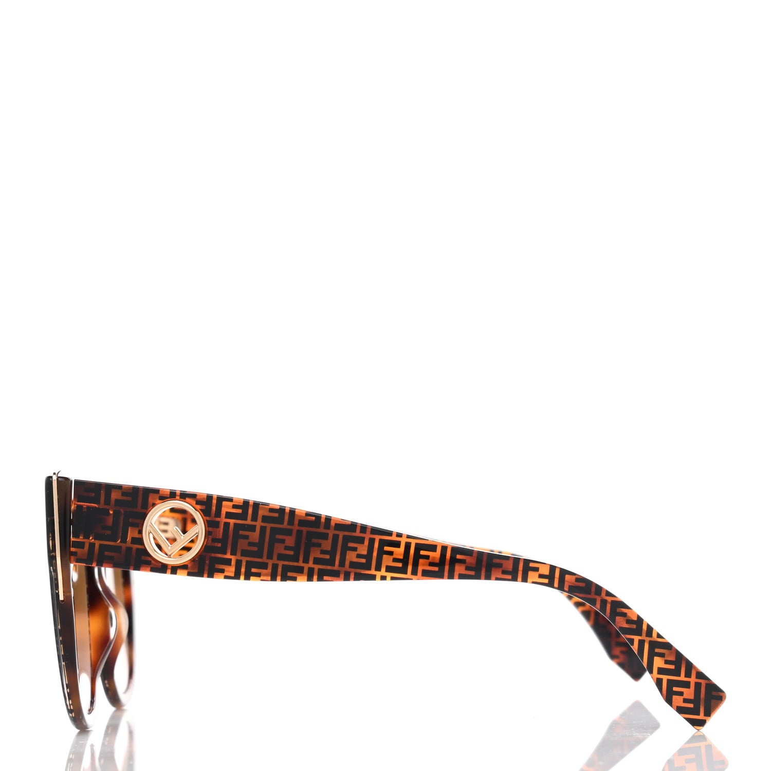 Fendi Acetate F is Fendi FF Sunglasses 0359/S Tortoise Camouflage 3 of 8