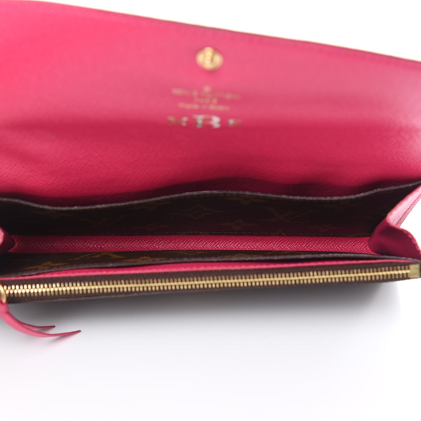 Monogram Emilie Wallet Hot Pink