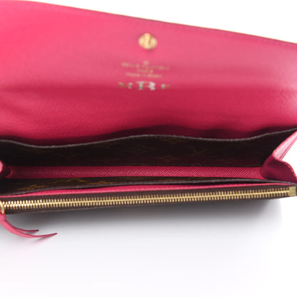 Louis Vuitton Monogram Emilie Wallet Hot Pink 5 of 10